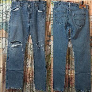 Levi's 501 100% Cotton Denim Jeans, Levi Strauss & Co., W 38 | L 36, Circa 2016
